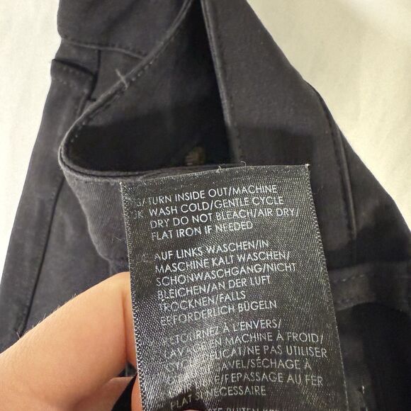 Liverpool Jeans Women's 4 27 Black Button Zip Mid Rise Stretch Cotton Blend - Picture 6 of 10